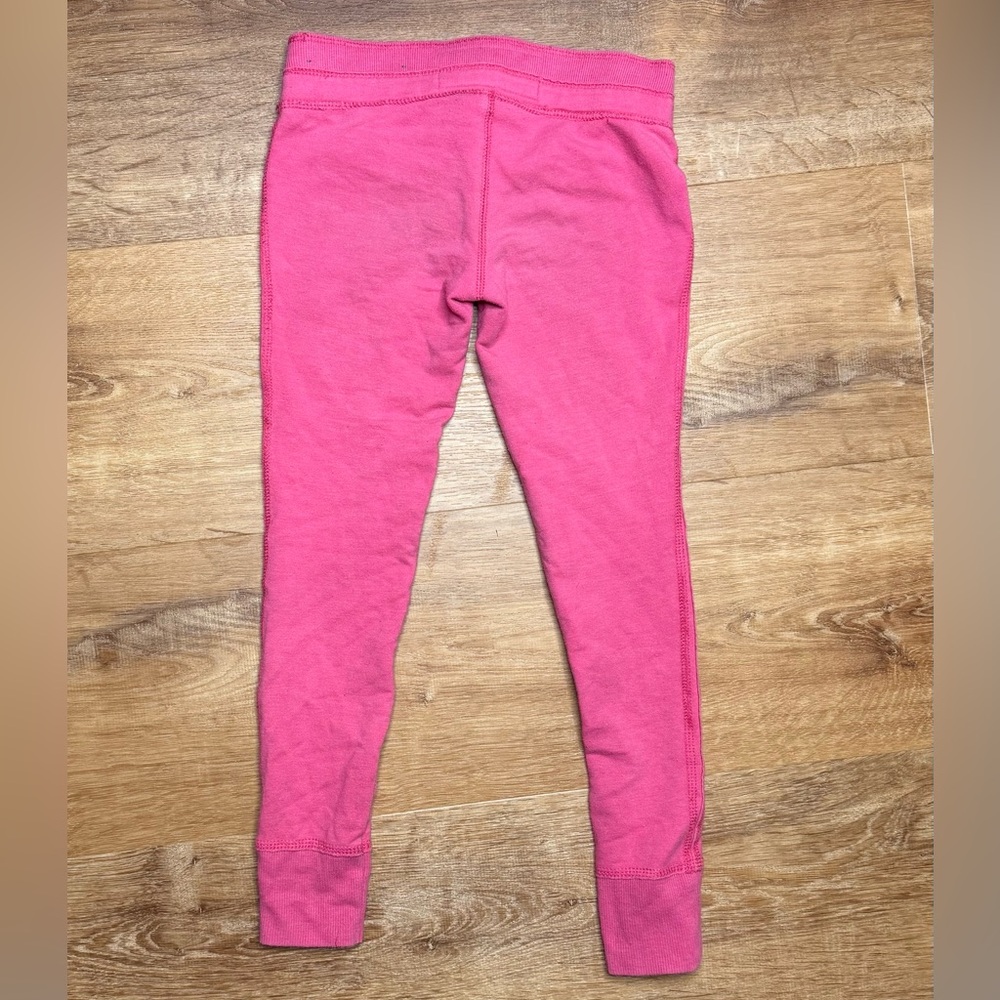 Y2K Abercrombie Girls Pink Logo Joggers Sweatpants Athleisure Size Small - Picture 2 of 4